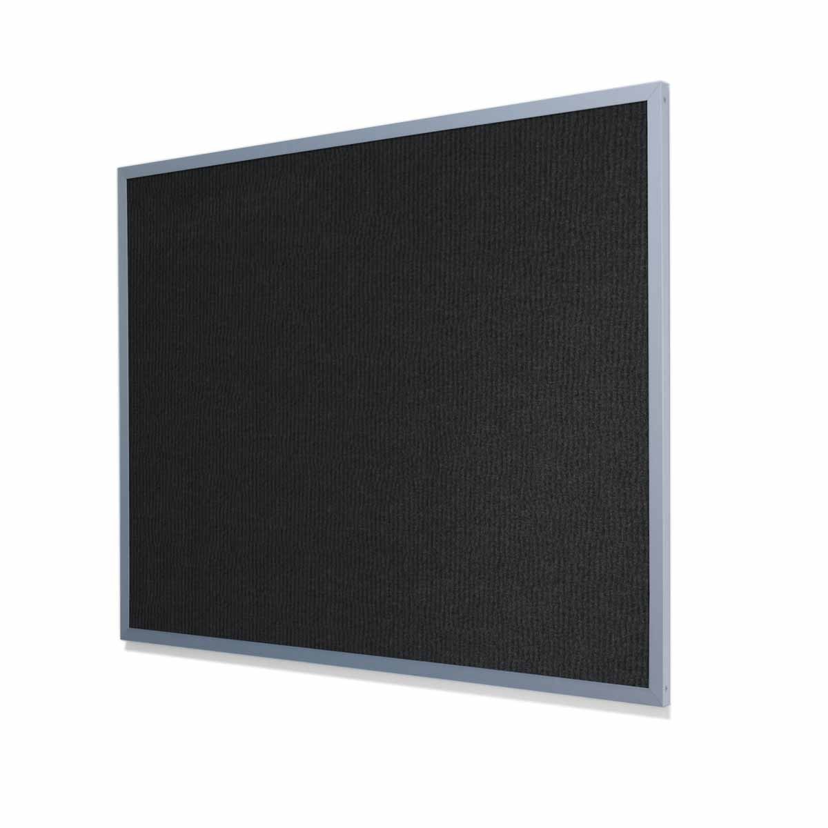 Lava Ribbed VELCRO® Compatible Cork Board with Heavy Aluminum Frame